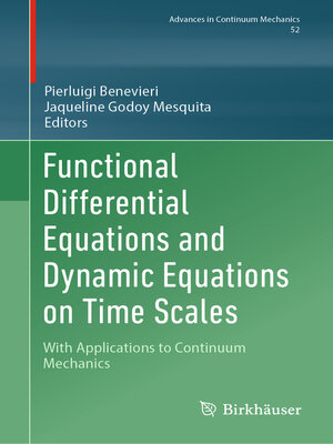 cover image of Functional Differential Equations and Dynamic Equations on Time Scales